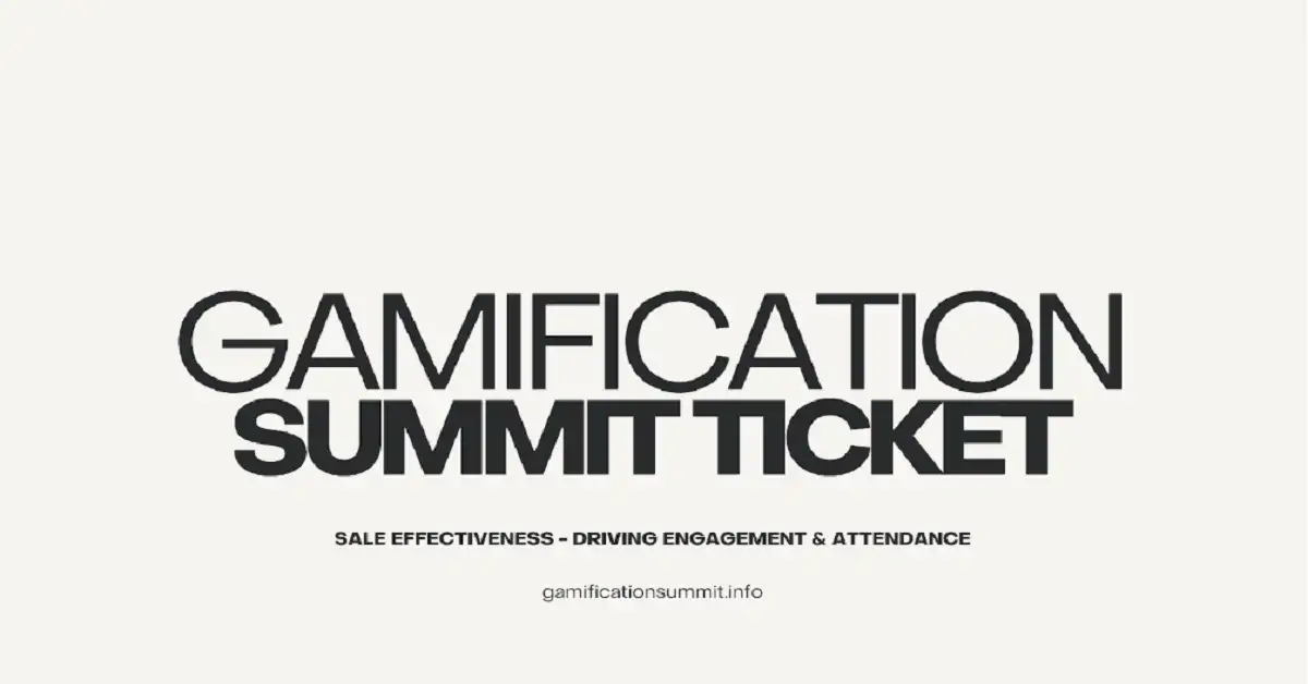gamificationsummit ticket sale effectiveness